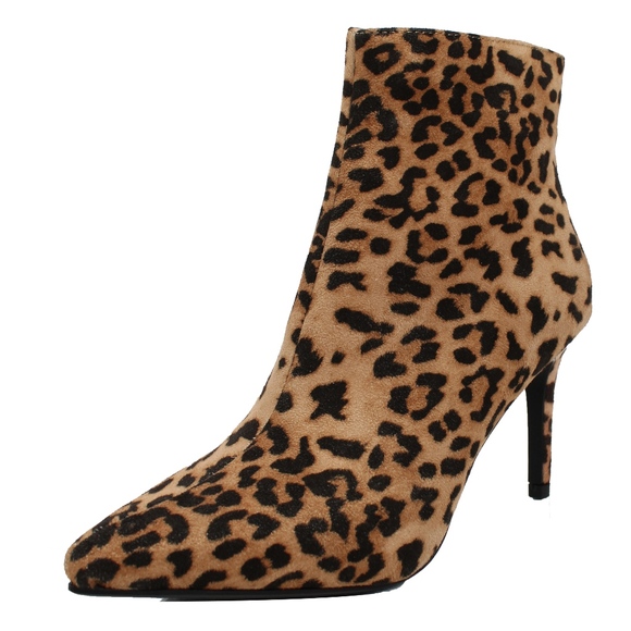Shoes - Size 6.5 Camel Leopard Pointy Toe 3 1/4" Heel